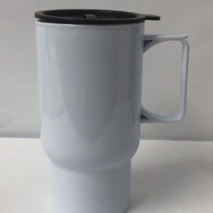 Caneca veicular polímero  com tampa