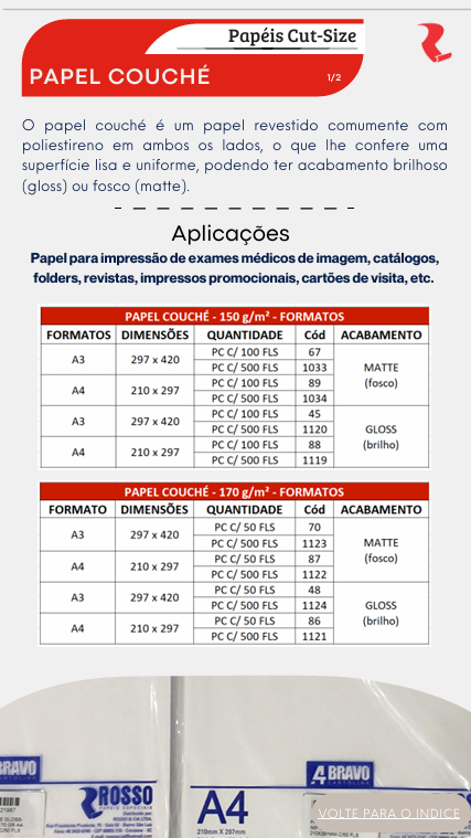 Papel Couché - Imagem 2