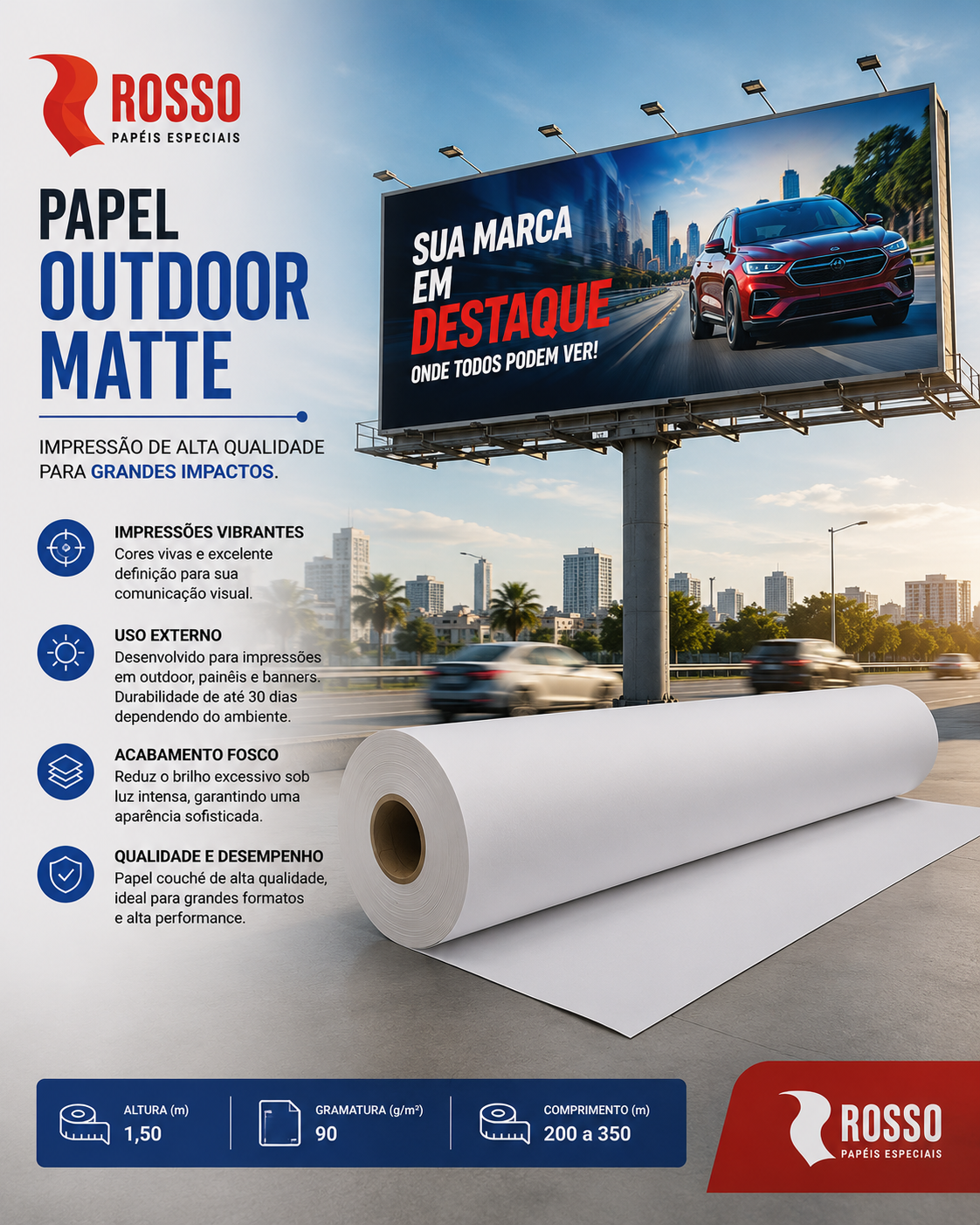 Papel Outdoor (couché)