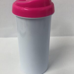 Squeeze branca com  tampa colorida