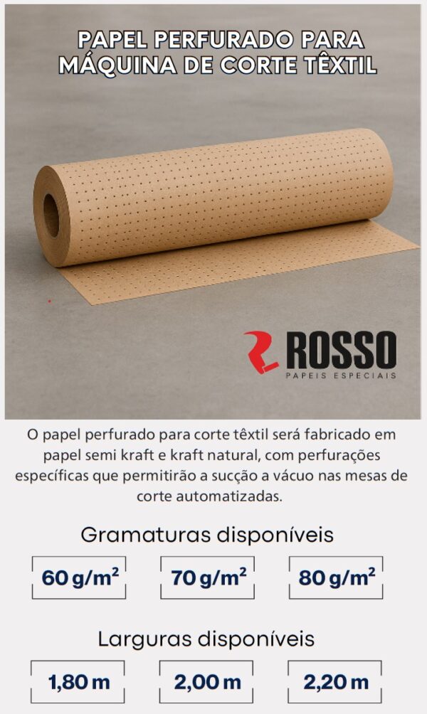 Papel Perfurado Kraft Mix - Imagem 2