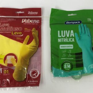 LUVA LATEX MULTIUSO LEVE AMARELA - TAM. M