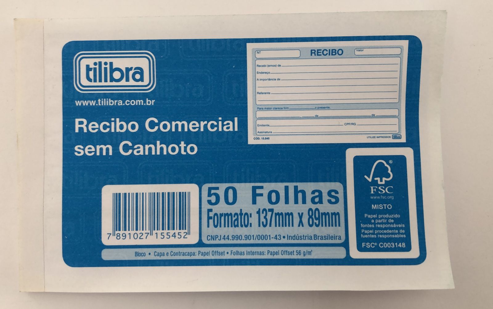 RECIBO COMERCIAL SEM CANHOTO