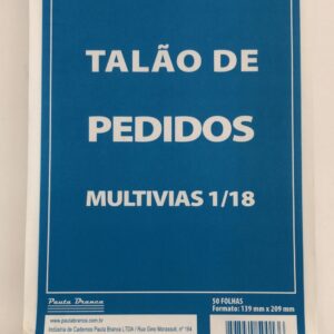 TALAO DE PEDIDO